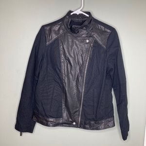 Women's Black Lucky Brand Moto Jacket New with Tags Size Medium